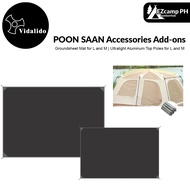 Vidalido Poon Saan Tent Extra Parts Accessories Groundsheet Mat Footprint Add-ons