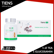 Tiens Asam Urat - Obat Asam Urat Herbal - Paket Asam Urat Tiens [ 1 Jiang Zhi Tea + 1 Glucosamine ]