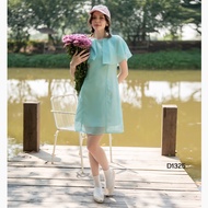 VERONIQA Dress AM-D1325 by AMILA โบเจล แขนสั้น IGPU25-2