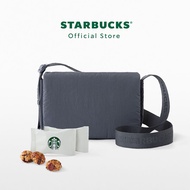 Starbucks Fluffy Crossbody bag with Mixed Nut Bite set Dark Grey A9001685