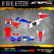 DECAL STICKER CRF 250 2013 FULL BODY