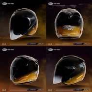 arc 2 two tone gold edisi edition raya helmet