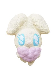 ibloom Harajuku Rabbit Cute Animal Slow Rising Squishy Toy (Pippi, White, Coconut Scented) for Birth