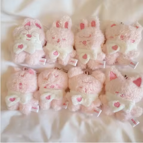 Stray Kids SKZ fans 2026 SKZOO mini pink strawberry plush pendant wolfchan cherry blossom pink Felix