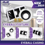 LED Eyeball Casing / Fitting GU10 MR16 Spotlight Downlight LED Casing Single Double Triple Head LED Casing Fixture