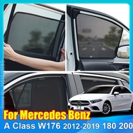 For Mercedes Benz A Class W176 2012-2019 180 200 Car Window SunShade Shield Front Windshield Rear Si