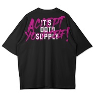 OOTDSUPPLY Oversized Tshirt Accept I Oversize Pria & Wanita