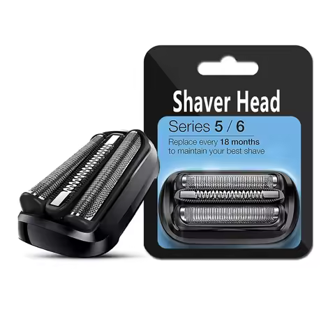 53B Replacement Head Fit For Braun Series 5/6 Electric Shaver Razor 5018s, 5020s, 5031s, 5050cs, 602