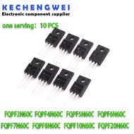 1-5pcs FQPF2N60C 4N60 FQPF6N60 5N60 7N60 8N60 11N60 FQPF12N60 FQPF20N60C 8N80C 10N60C TO-220F Brand 
