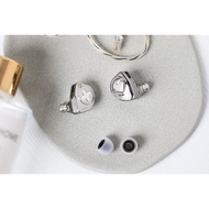 SIMGOT EW300 1DD+1Planar+1PZT Hybrid Driver IEM HIFI Earphones with Detachable Nozzles Silver-Plate