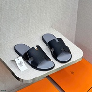 [ FREE PROTECTIVE BOX ] HM Izmiz sandal perempuan sandals with black straps and gray sole