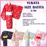 Girl - Toddler Size Yukata (<3 Years) / Please Read Description - Girls' Yukata Kimono Japan Kimono