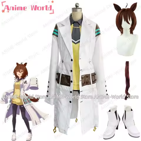 《Custom Size》Game Unisex Anime Cos Agnes Tachyon Cosplay Costumes Halloween Uniform Custom Size Wome