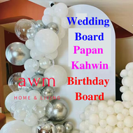 AWM Pelamin Tunang Simple Pelamin kahwin set pelamin decoration accessories pelamin backdrop pelamin