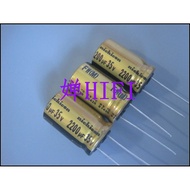 Nichicon Japanese Genuine nichicon FW 35v2200uf 16x25mm Golden Fever Electrolytic Capacitor