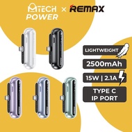 REMAX 2500mAh Capsule Series 2.1A TYPE-C Emergency Direct Charging Power Bank - RPP-575 RPP-576  PowerBank