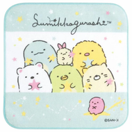 角落小顆伴 - 角落生物毛巾角落小夥伴毛巾 Mint White Star Sumikko gurashi小毛巾角落生物手帕 平行進口
