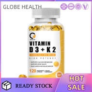 [120pcs] Vitamin D3 K2 & Magnesium (120 แคปซูล) Do Not Age Vitamin D3 1000 IU Vitamin K2 (Mk-7) 45mc
