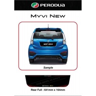 ✅Ready stock✅ Perodua Myvi New Acrylic Kereta Plat Nombor  Papan belakang penuh perodua Myvi  NEW lo