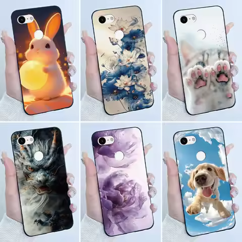 For Google Pixel 3 3XL 3a 3aXL Case Aesthetic Luxury Cute Cool Boy Girl Soft Silicone Cover for Pixe