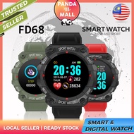 Fd68 Smart Watch Fitness Tracker Digital Heart Rate Watches Sport Watch Women Men Watch