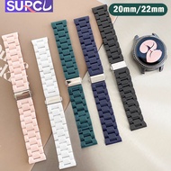 20mm 22mm Strap for Samsung Active 1/2 Gear S2/S3 Watchband Bracelet for Galaxy Watch 4 42mm 46mm Replacement Acrylic Smartwatch Band