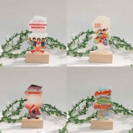 Independence Cup August Cup Wooden Coaster 1