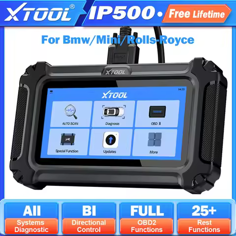 Xtool IP500 For BMW For MINI All System Car Diagnostic Tools ECU Coding Auto Scan 23+Resets OBD2 Act