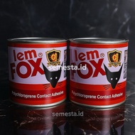 MERAH Fox Glue Can 1kg / 600 Grams | Fox Yellow Glue 600 Gr Multipurpose Glue | Fox Tube Glue 70gr M