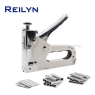 3 IN 1 Heavy Duty Staple Gun Hand Tacker Stapler Manual Steel Nails Gun for DIY Home Decoration Furniture