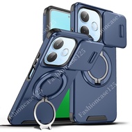 Oppo A5 Pro 5G 2025 Shockproof Casing Armor Slide Magnetic Casing For Oppo A5 Pro A5Pro 5A OppoA5Pro