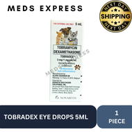 Tobradex Ophthalmic Suspension Eye Drops 5mL Tobramycin + Dexamethasone For Pets & HuⓂ️🅰️ns