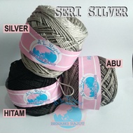 BENANG RAJUT POLY KILAP SERI SILVER