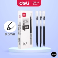 Deli Direct Liquid Gel Pen Quick Drying 0.5mm Bullet Tip Smooth Writing School Student Office Statio