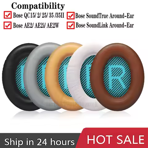 Replacement Ear pads For BOSE QuietComfort QC 2 15 25 35 qc35 ii Ear Cushion BOSE QC35 QC25 QC15 AE2
