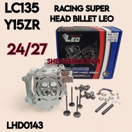 BILLET HEAD LC135 Y15 RACING SUPER HEAD BILLET 24/27 LEO HEAD