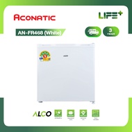 ALCO ตู้เย็นมินิบาร์ รุ่น AN-FR468 ตู้เย็นราคาถูก ขนาด 1.7 คิว ความจุ 46.8 ลิตร มีตัวเลือกสีดำ สีขาว ตู้เย็นเล็ก มินิบาร์ White One
