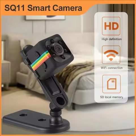 SQ11 1080P HD Mini Camera Smart Webcam IR Night Vision Card Direct Recording Surveillance IP Camera