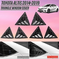 AUTOPROMAX TOYOTA ALTIS 2014-2019 TRIANGLE WINDOW COVER GARNISH CAR ACCESSORIES AUTOMOTIVE +DOUBLE T
