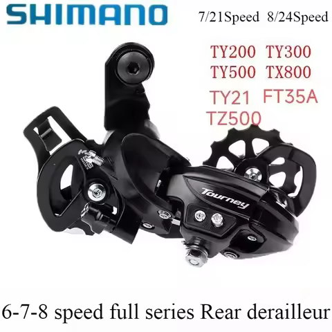 Shimano Tourney RD-TY21/TY300/TY300/TY500/TY800/FT35A 6/7/8S Rear Derailleur MTB Bike Direct Hanger 
