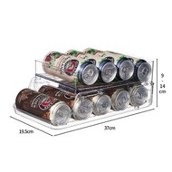 摺疊雪櫃飲品收納盒收納架啤酒汽水可樂儲物盒抽屜置物架雙層滾動