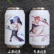 Life From Scratch Life in Another World Water Cup Rem Rem Ram Anime Merchandise Can Thermos Cup