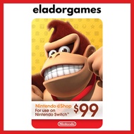 Nintendo eShop USD 99 Digital Code Gift Cards