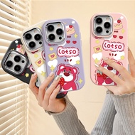 Strawberry Bear Case for REALME 11X 12X 11 9 RPO 8 Q3I K9S Q3S Q3T 9SE V20 GT3 C55 C20 C11 C35 C53 C