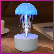 [biylwkmo] Jellyfish Aesthetic Humidifier Versatile Cute Night Lamp Colorful Light Mute Personal Hum