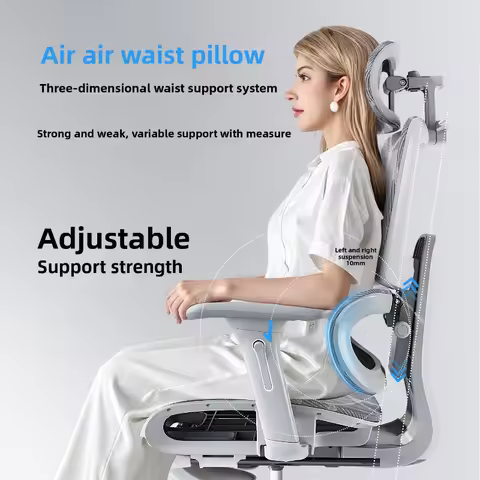 Stable Durable Ergonomic chair, computer chair, office chair, reclining dual-purpose office rotating