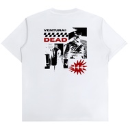 PUTIH HITAM Ventura T SHIRT/KAOS Black White UNISEX DEAD 444