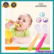 1PC/Set Baby Spoon Silicone Soft Elbow Spoon for Infants Feeding Sudu Makan Bayi Lembut