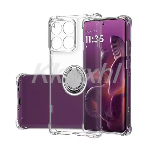 For Motorola Edge 60 Pro Fusion 60s Edge60Pro Edge60s Global Back Ring Holder Bracket Phone Case Sof