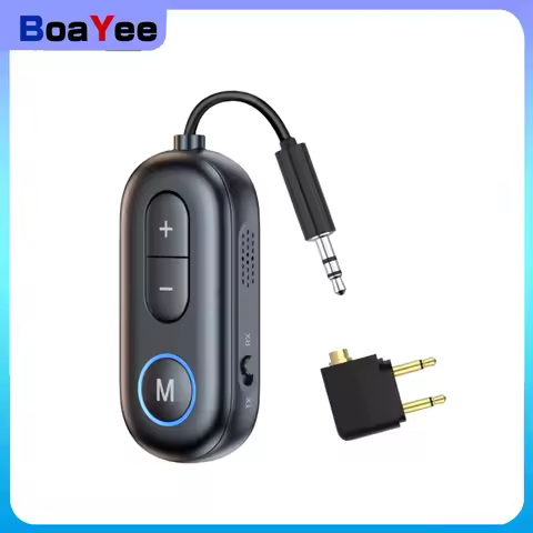 Bluetooth Audio Converter Adapter Transmitter Bluetooth 5.4 Audio Transmitter Receiver 3.5MM AUX Hif